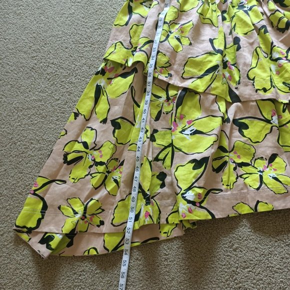 NWT Aje Pelicano Citrus Bloom Asymmetric Tiered Dress - Size AU 6 / US 2 - Picture 13 of 16